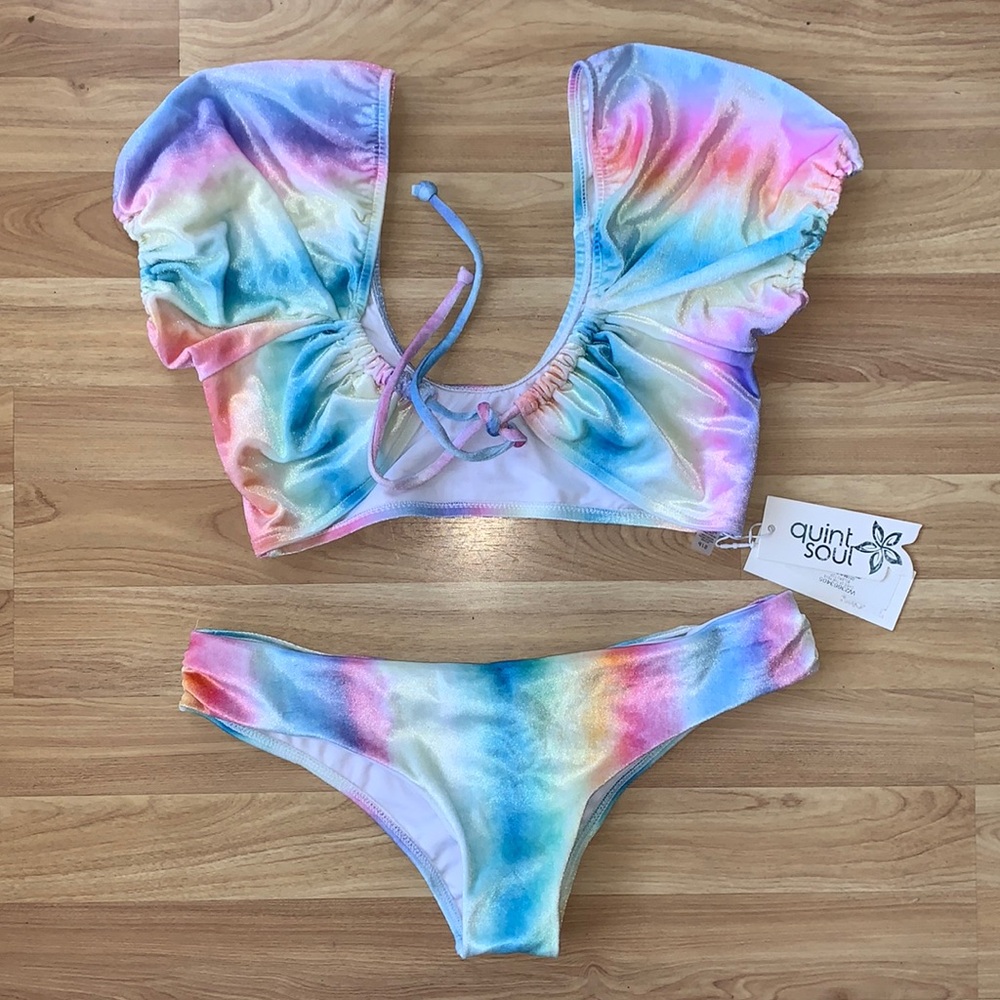 Quint Soul | oasis of the seas multi pastel velour set